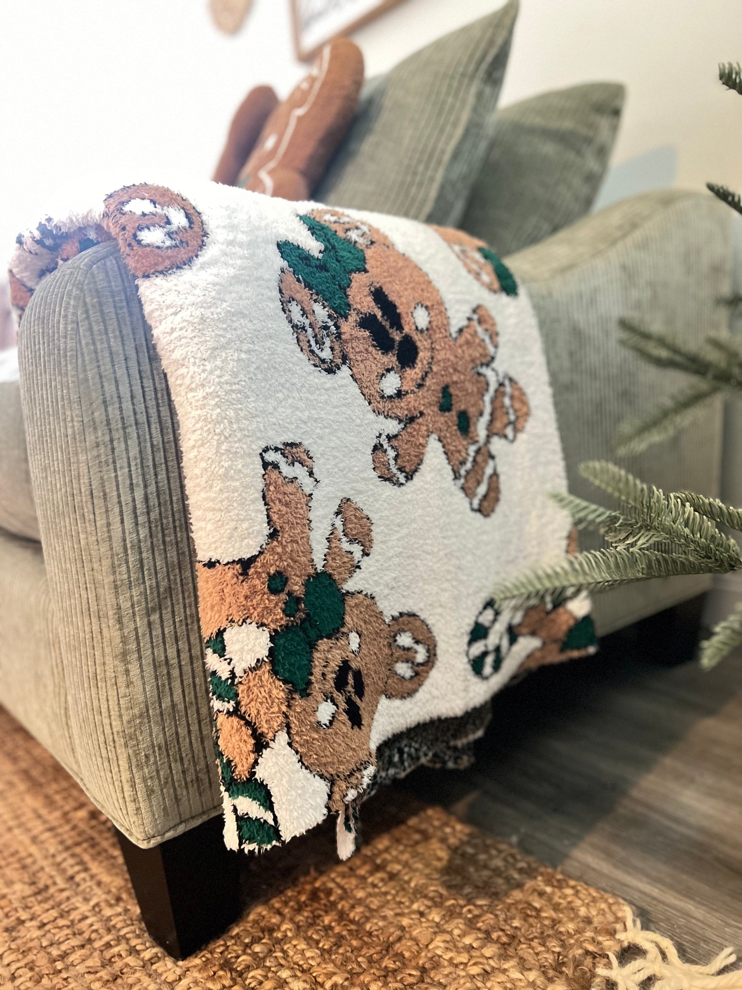 GINGERBREAD COZY BLANKET
