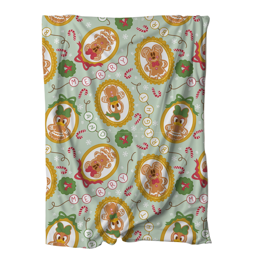 GINGERBREAD COQUETTE BLANKET | HOLIDAY CLASSIC