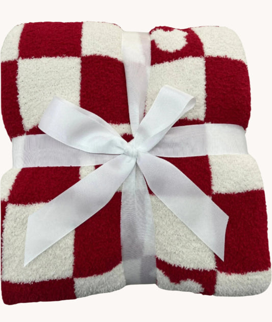 RED CHECKERED BLANKET