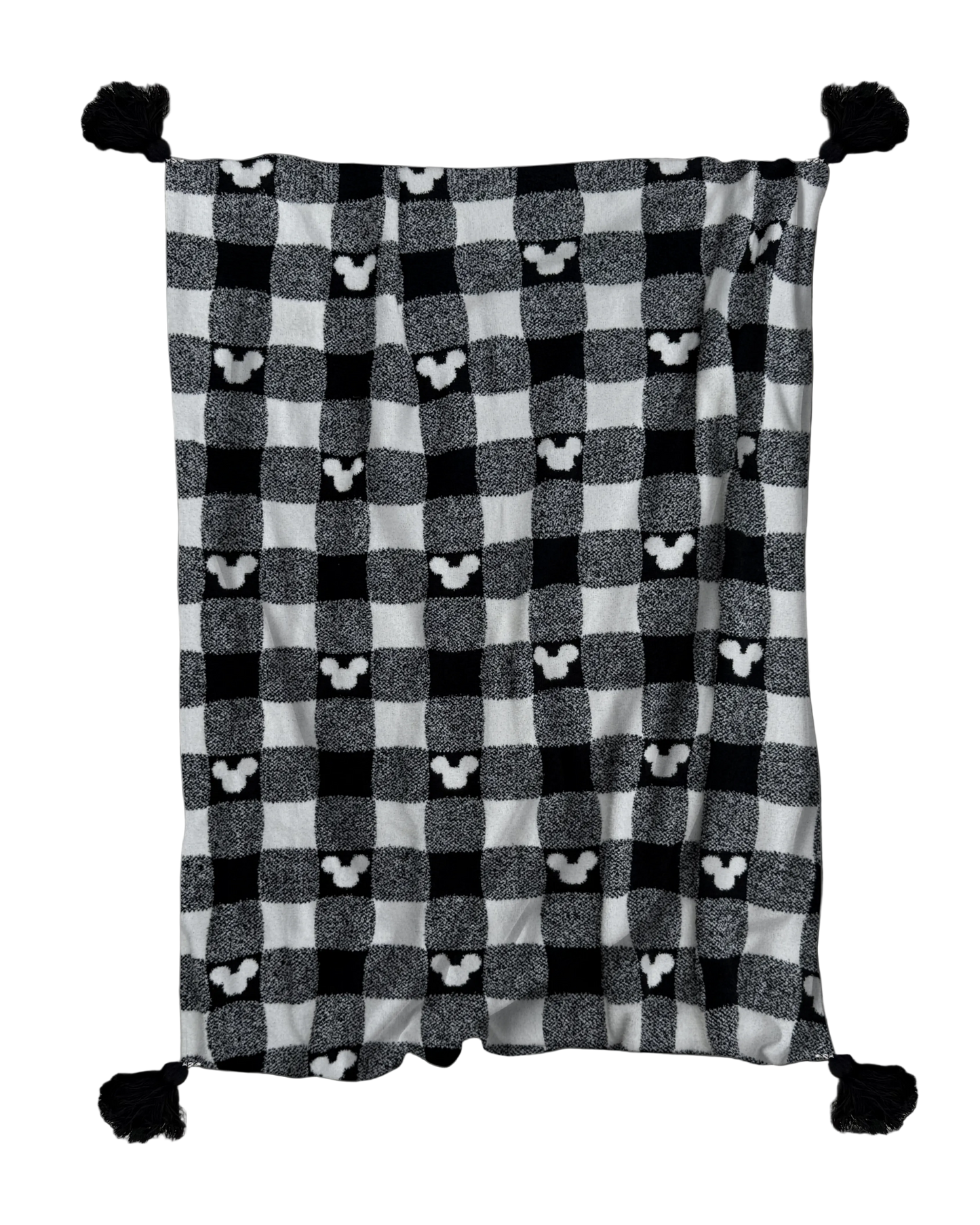 BLACK GINGHAM BLANKET | PREORDER