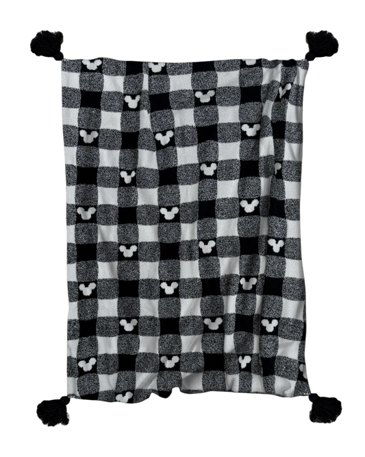 BLACK GINGHAM BLANKET | PREORDER
